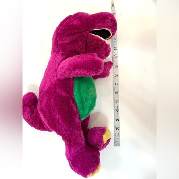 VTG 1992 Barney Purple Dinosaur Plush 15” - Picture 3 of 6